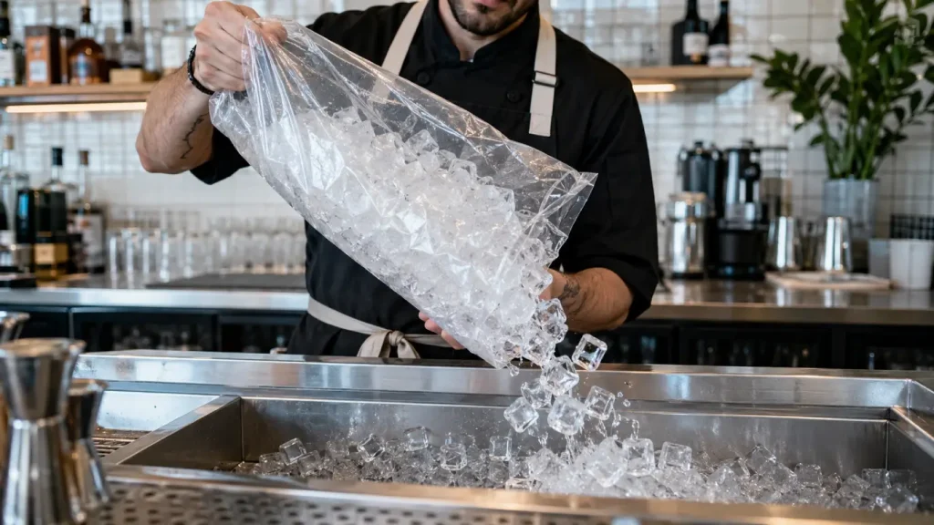 Ice Cube Delivery for Restaurants and Cafes in Marrakech