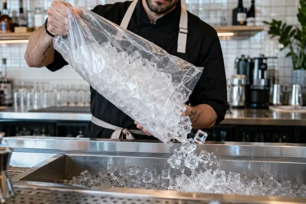 Glaçons pour restaurants et cafés à Marrakech