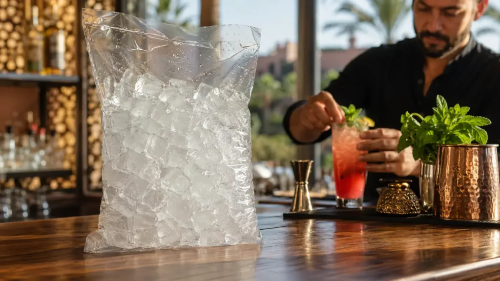 Ice Cube Delivery for Events and Parties in Marrakech